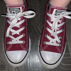 Maroon Converse